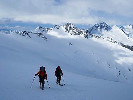 Aufstieg in Richtung Schwarzenstein