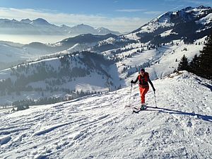 Aufstieg zum Schreckenkopf am Sudelfeld