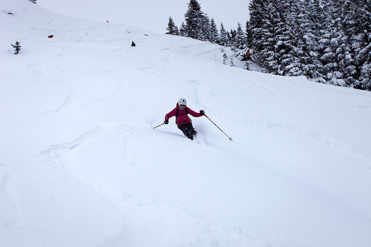 Pulverschneeabfahrt vom Stuckkogel, Kitzbüheler Alpen