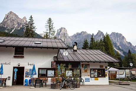 Zeltplatz Castelpietra in der Pala