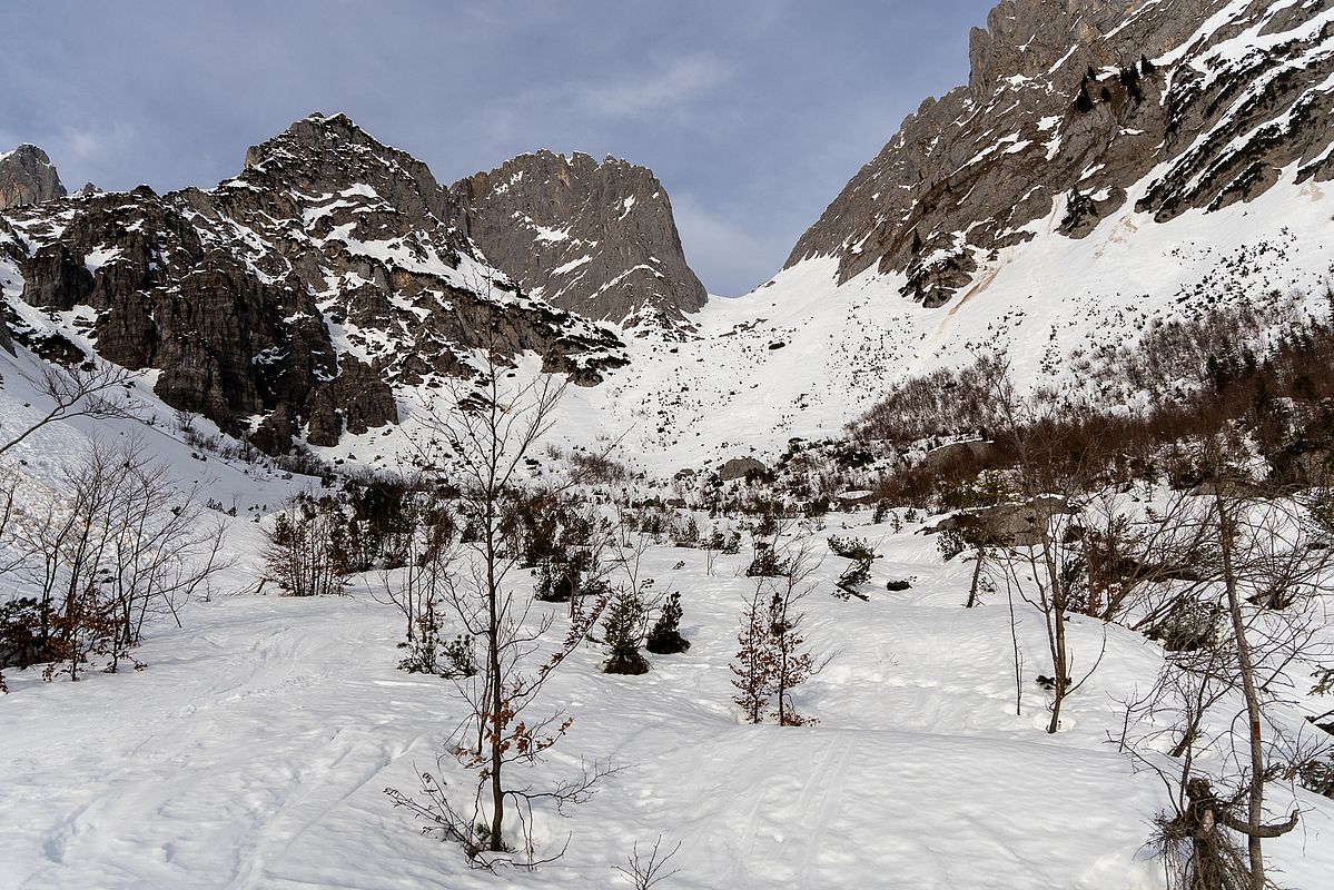 Blick zurück ins Kar