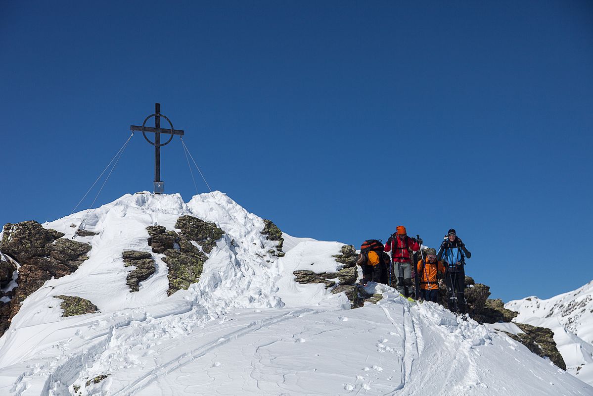 Gipfelpause an der Grafennsspitze