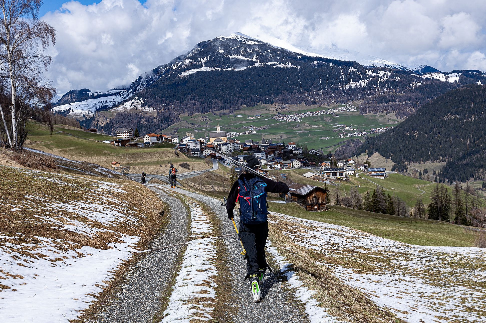 Die letzten Meter zurück nach Stierva