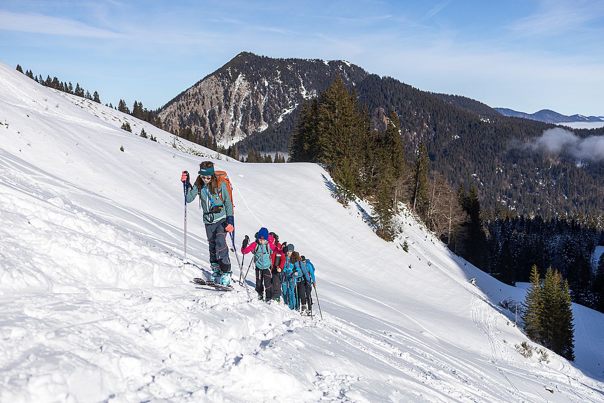 Kurze Steilstufe hinauf zur Rosssteinalm