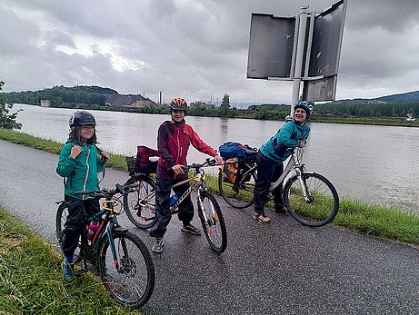 Bei Linz erreichen wir die Donau