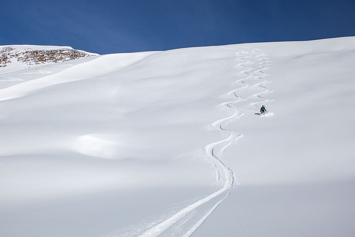 Einsame Skitouren an Fasching im Schmirntal.