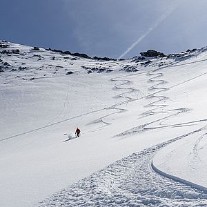 Die Abfahrt beginnt