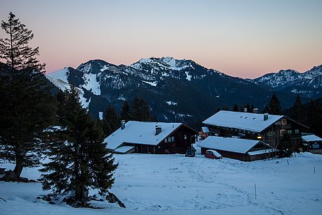 Abendlicht an der Oberen Firstalm