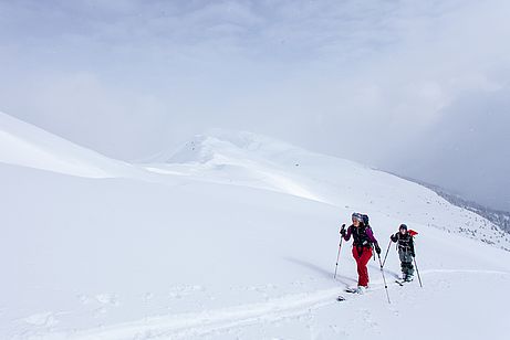 Unser Highlight bei viel Neuschnee: die Rötenspitze.