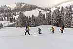 Gemütlicher Aufstieg in herrlicher Winterlandschaft