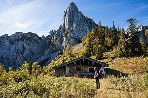 Die eindrucksvolle Hörndlwand