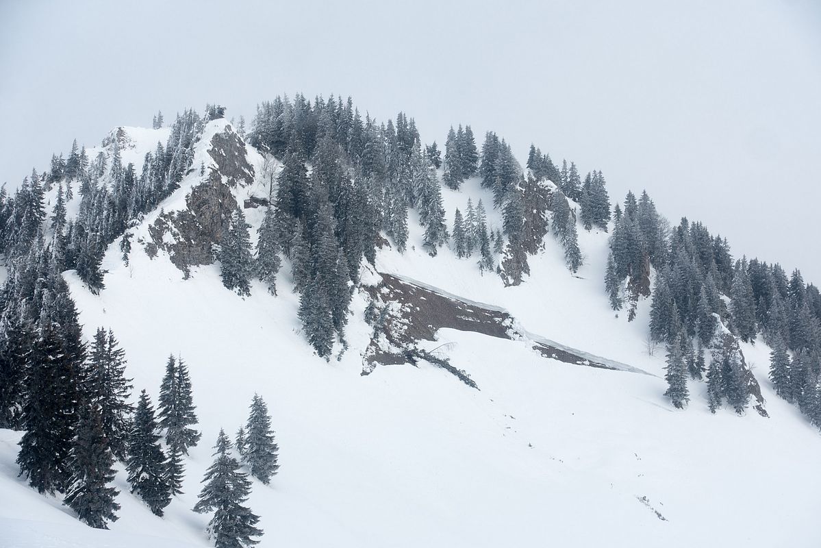 Gleitschnee am Karkopf