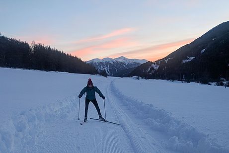 Caro beim Skaten in St. Valentin