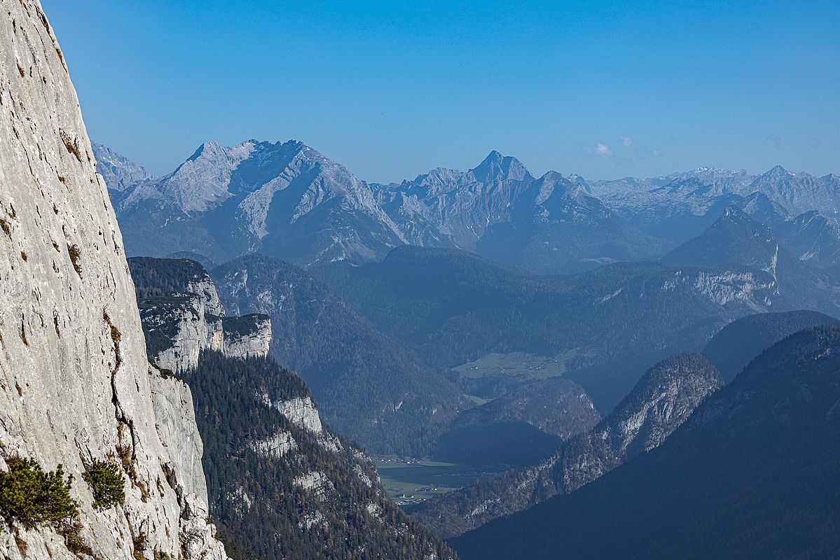 Blick in die Berchtesgadener Alpen