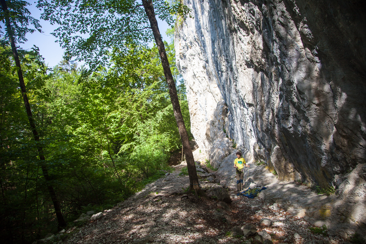 Klettergebiet Comano in den Judikarischen Tälern bei Arco