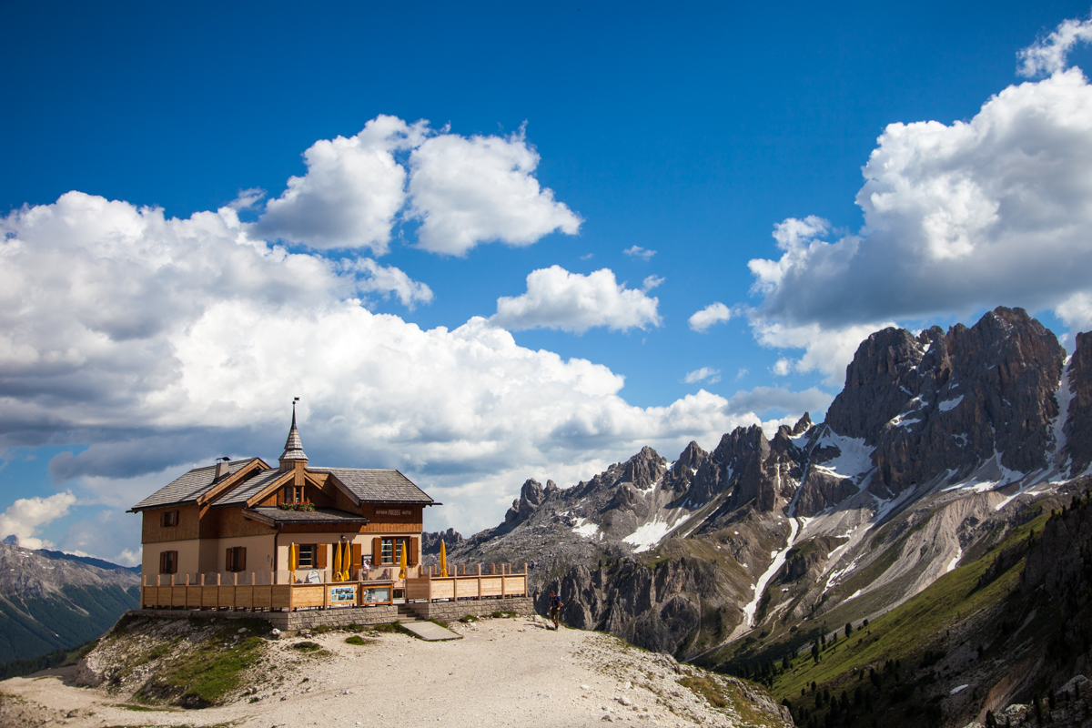 Preusshütte im Rosengarten, Dolomiten