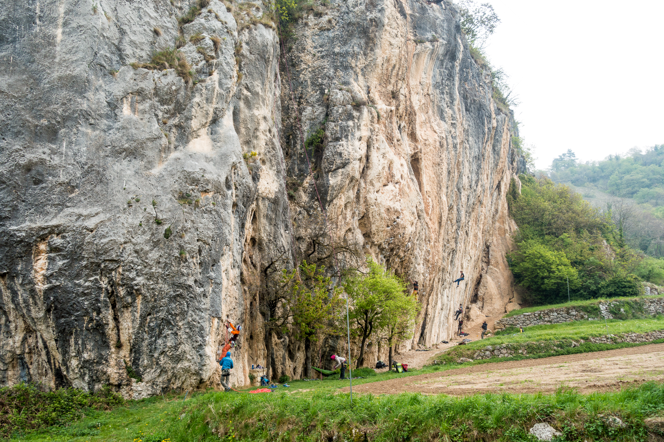 Klettergebiet Nomesino bei Arco