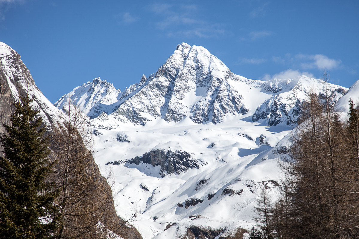 Schaut zwar schick aus - war uns dann aber zu überlaufen - der Großglockner. 