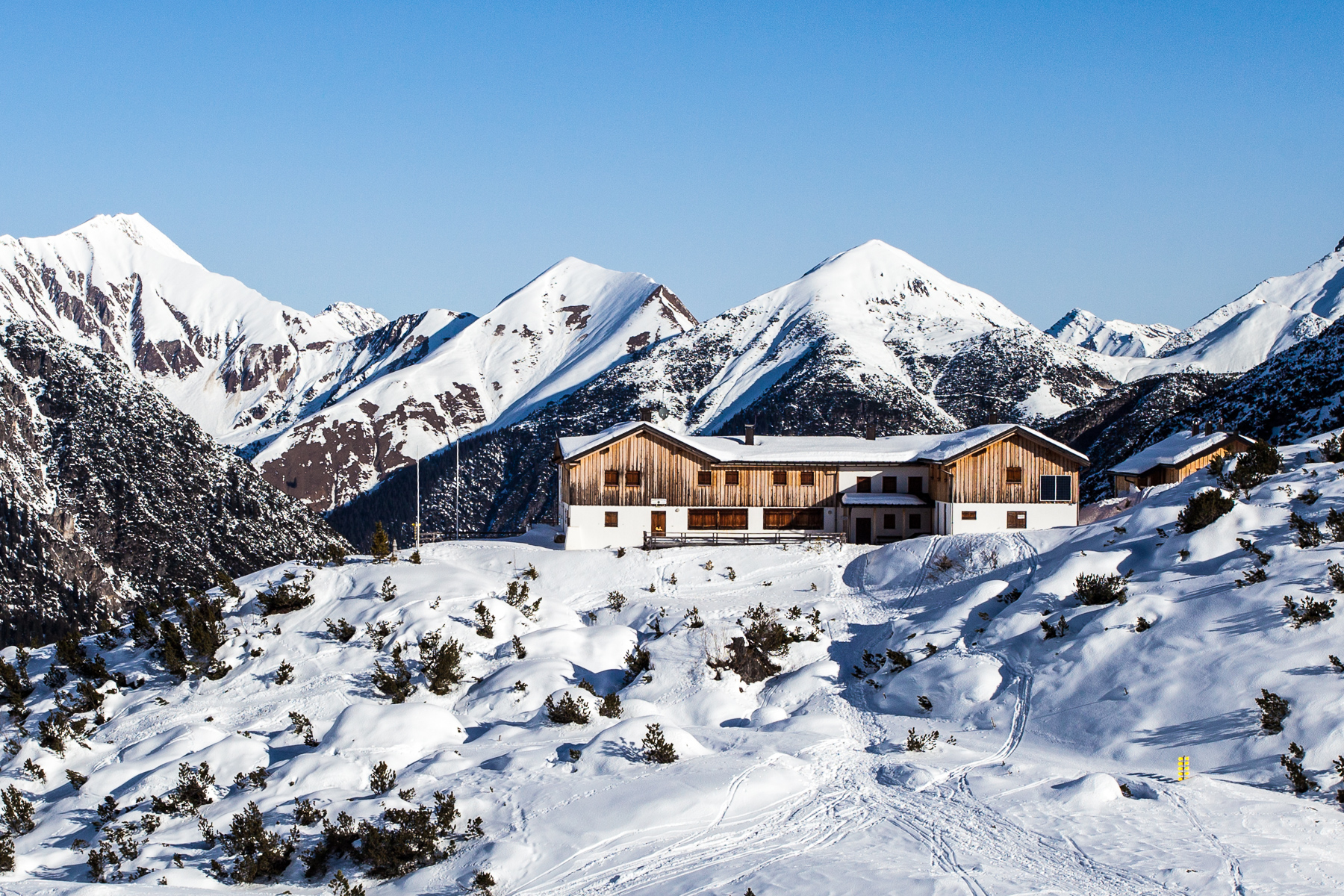 Hanauer Hütte in den Lechtaler Alpen