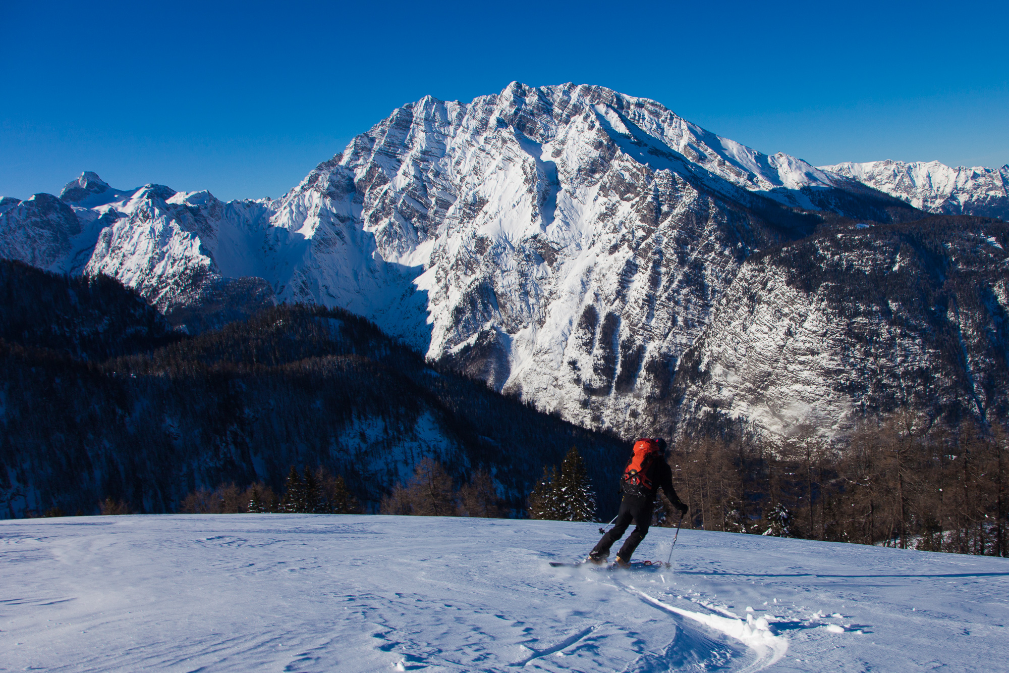 Feiner Pulver bei der Briesbergalm