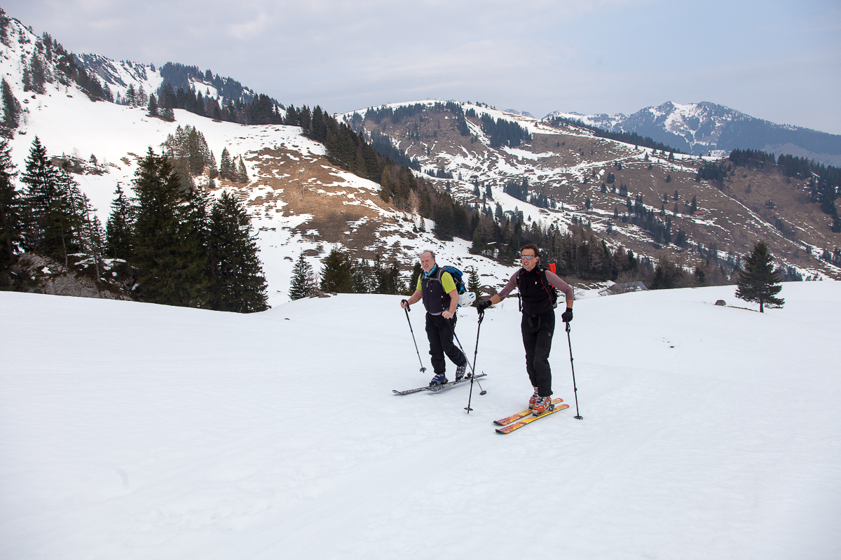 Aufstieg oberhalb der Rosengassenalm