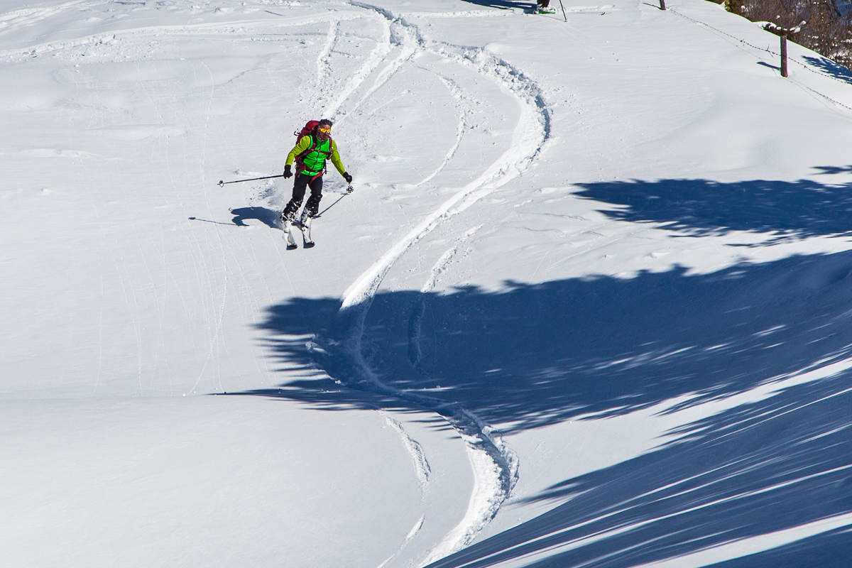 Abfahrt von der Grafennsspitze