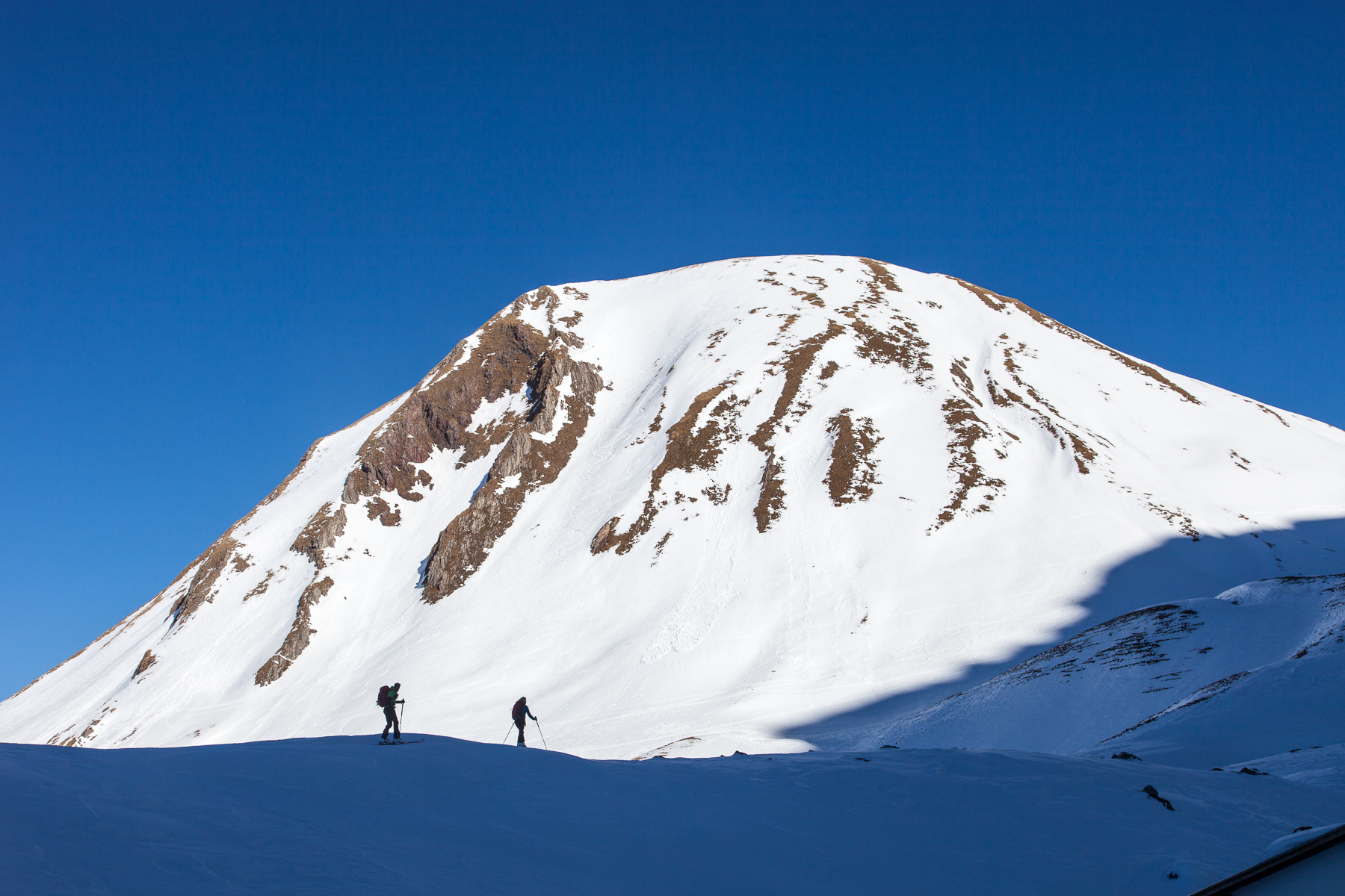 Aufstieg von der Anhalter Hütte zum Tschachaun.