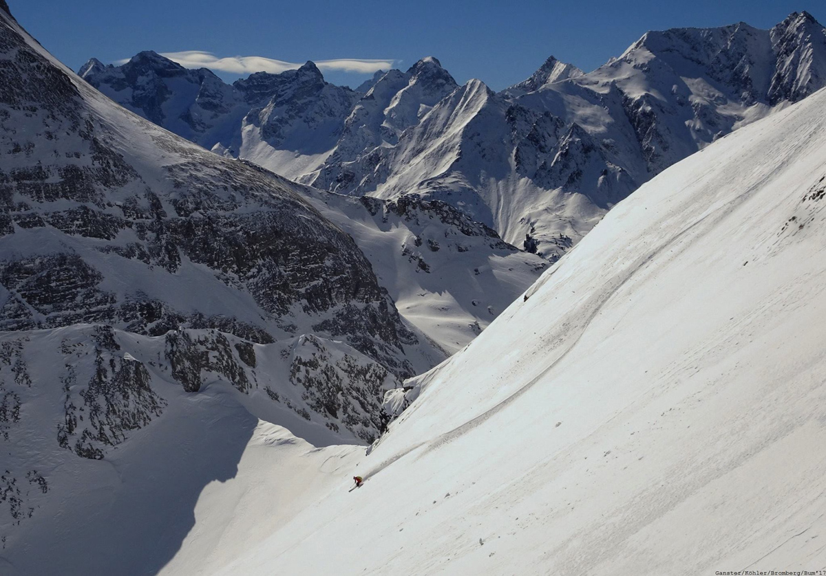 Abfahrt vom Torhelm, Zillertaler Alpen