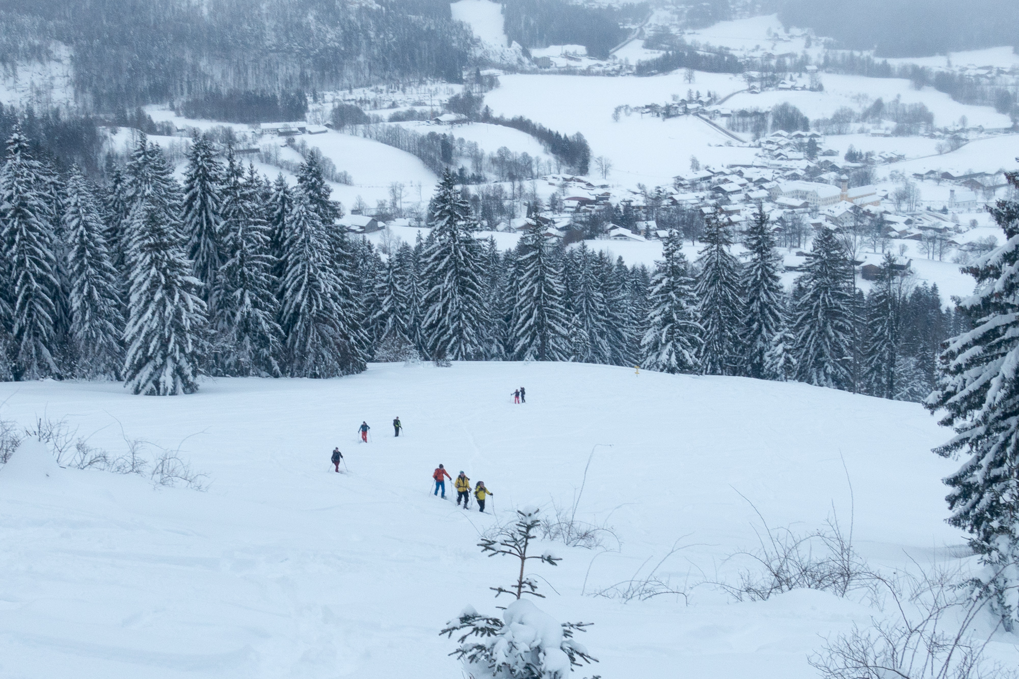 Also weiter zum Breitenstein, wo heute trotz des eher schlechten Wetters viel Betrieb herrschte.