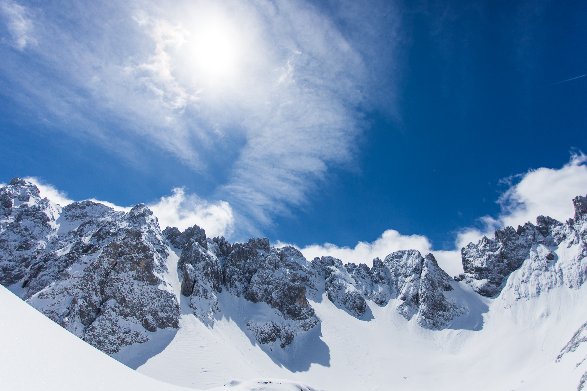 Griesnerkar mit Schönwetterfensterl und Kleinem Törl