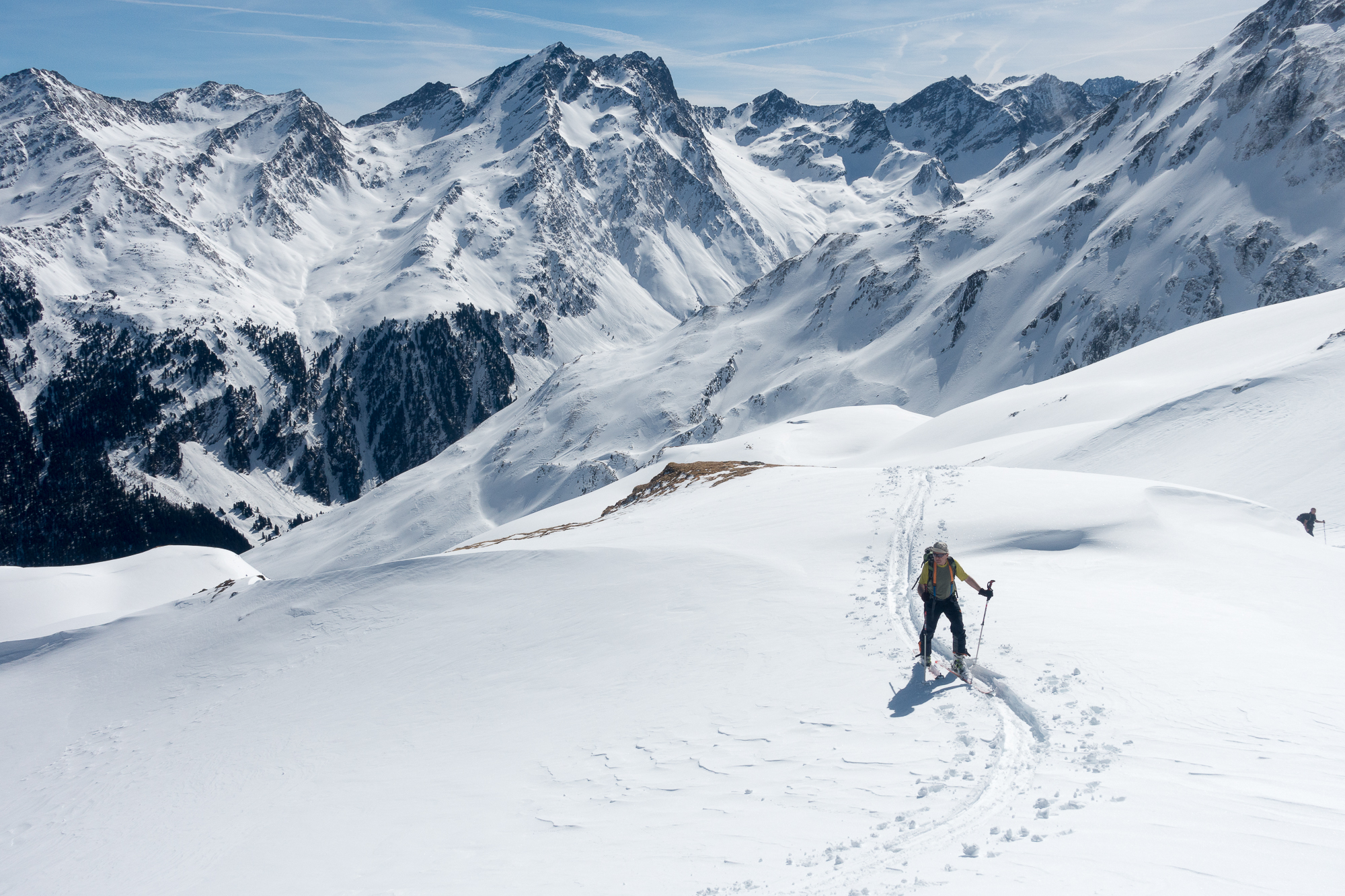 Blick zur Lisenser Villerspitze