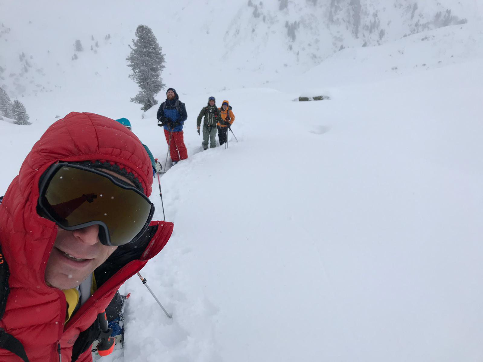 Unterwegs im Tourengebiet der Bamberger Hütte