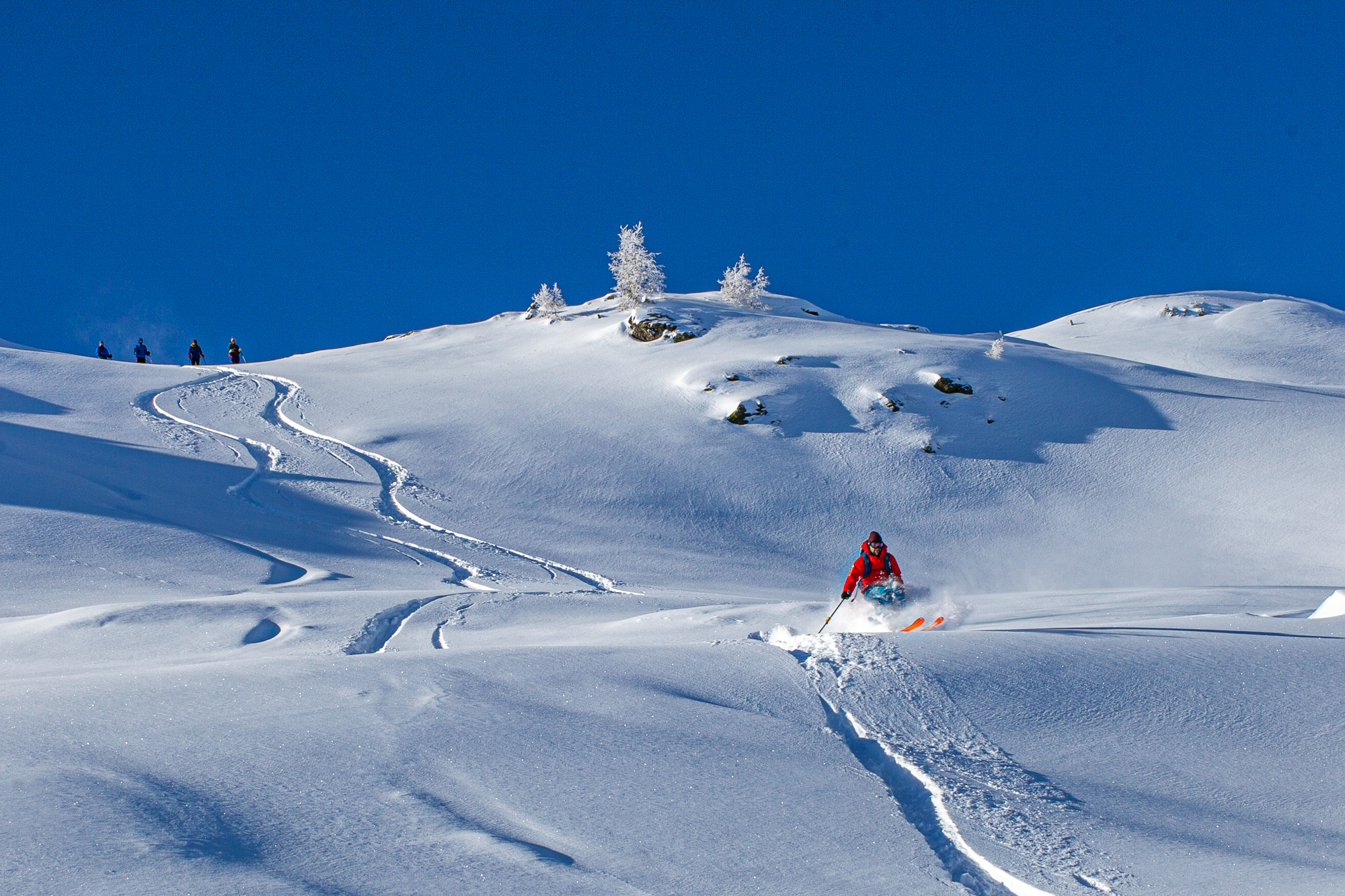 Perfekter Pulverschnee