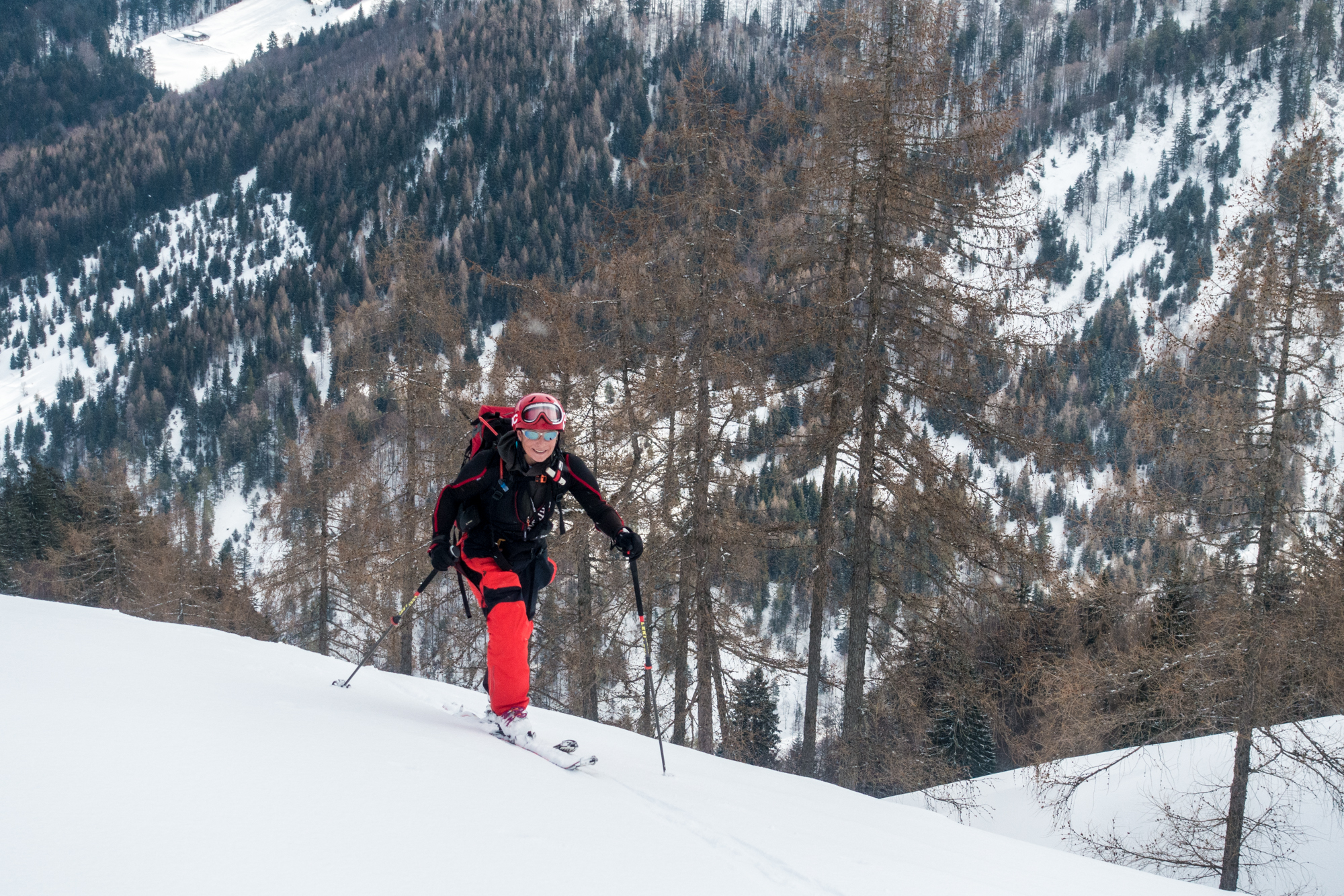 Am Eingang des Kares zur Hageralm wird der Schnee dann langsam etwas mehr.