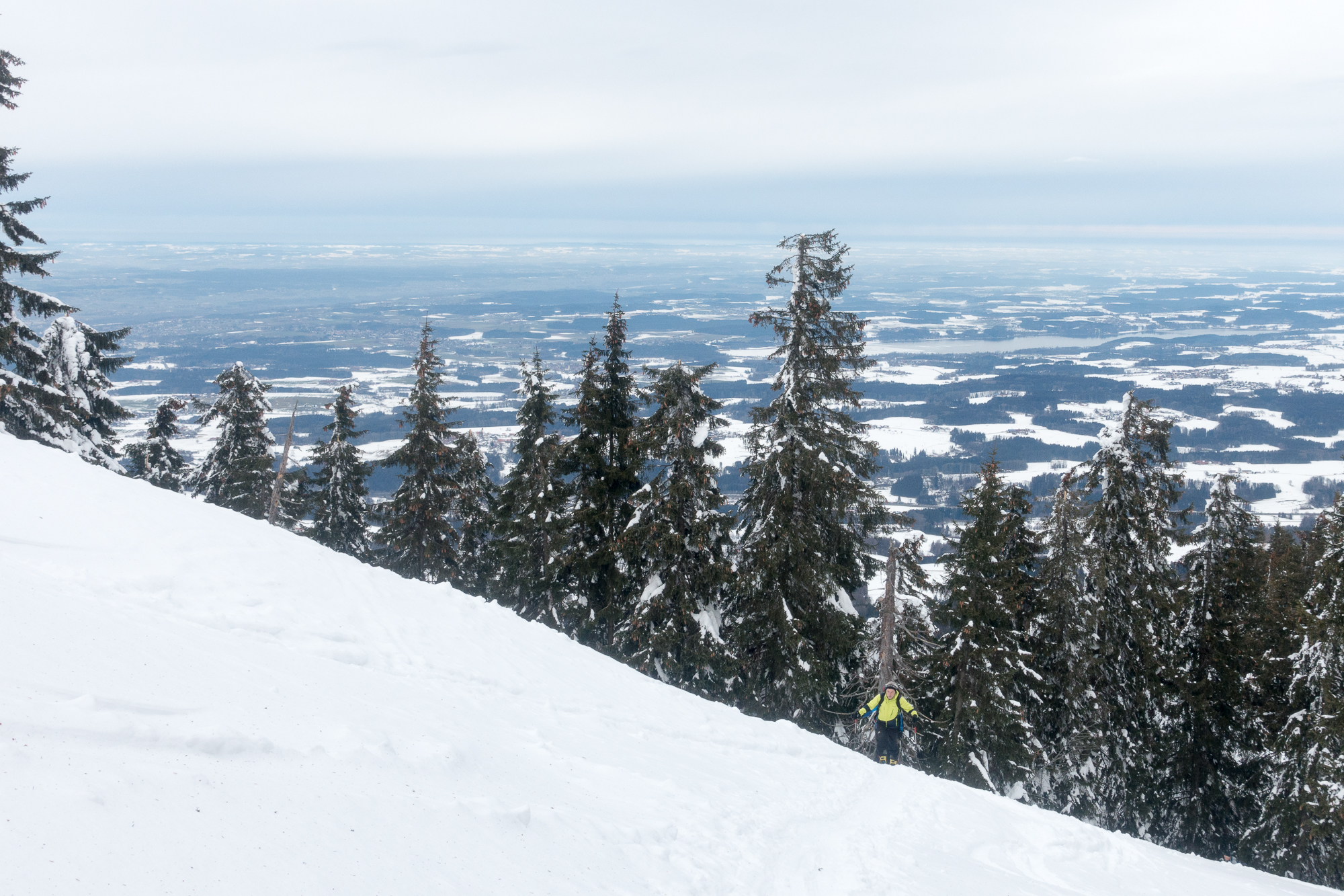 Simsseeblick am Ostgrat