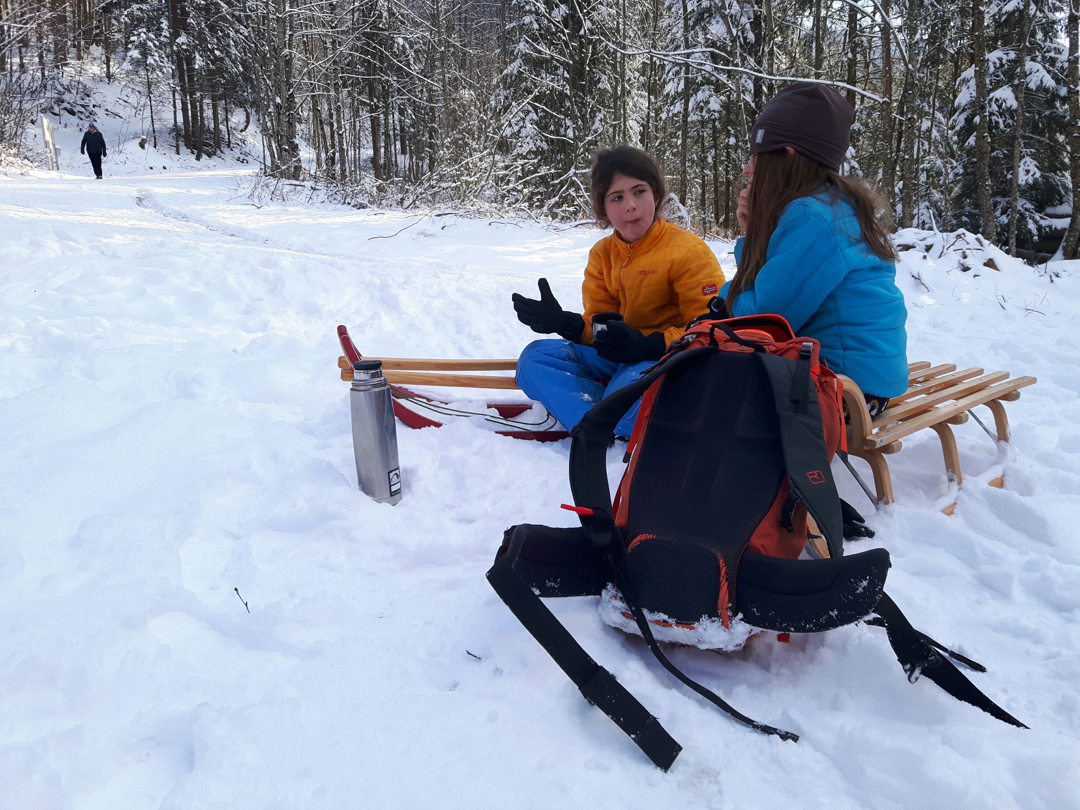 Für Winterfeeling reicht der Schnee