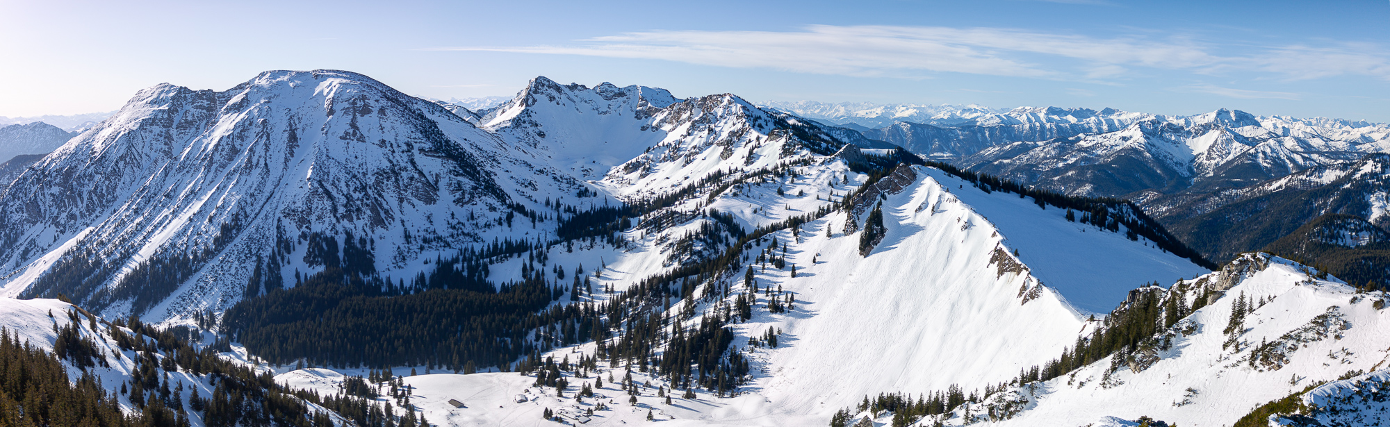 Panoramablick von der Aiplspitze