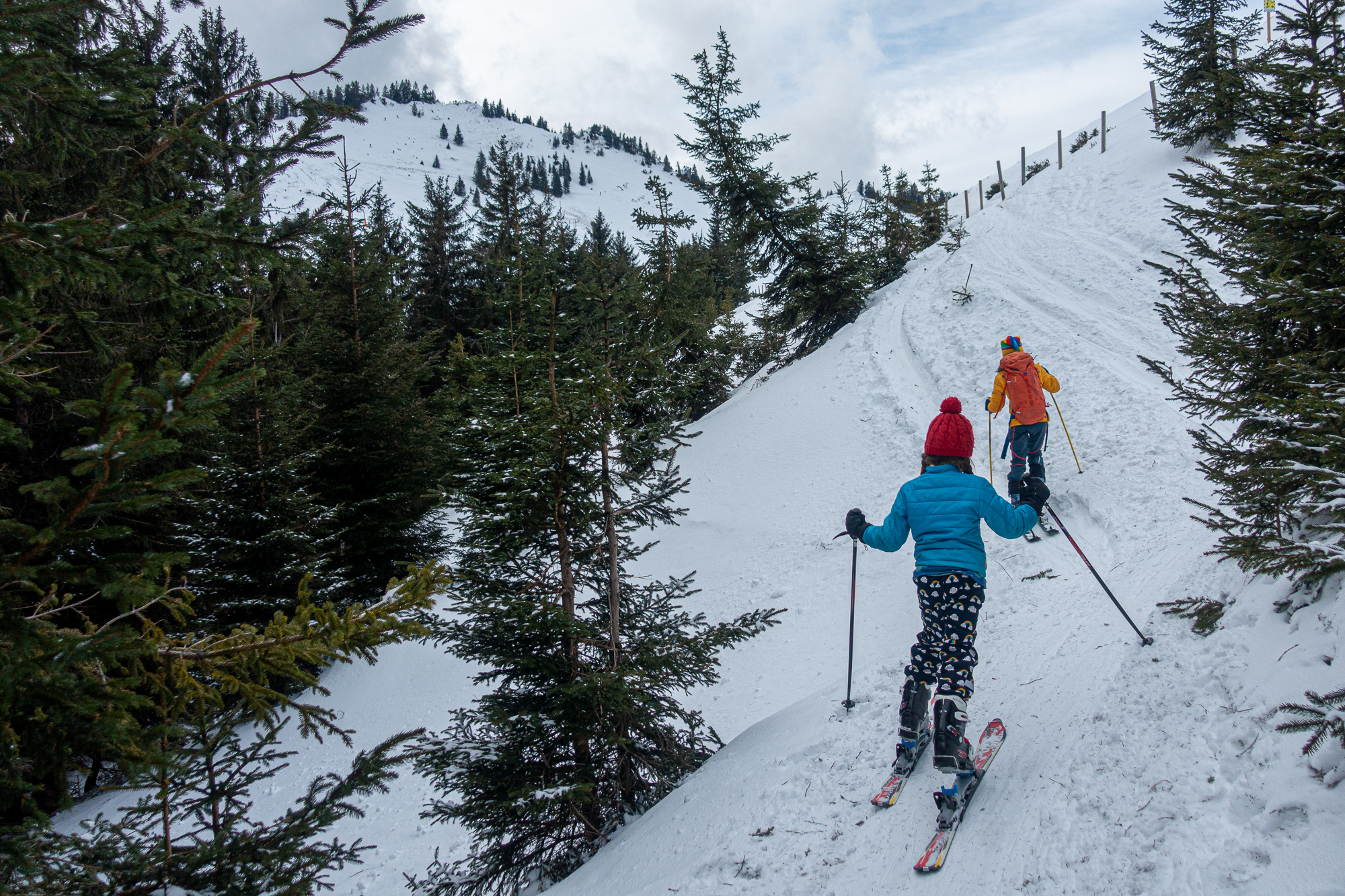 Querung zur Walleralm in Richtung Vogelsang