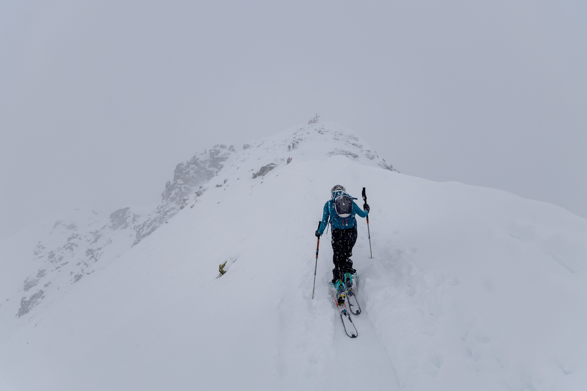 Die letzten Meter zum Skidepot