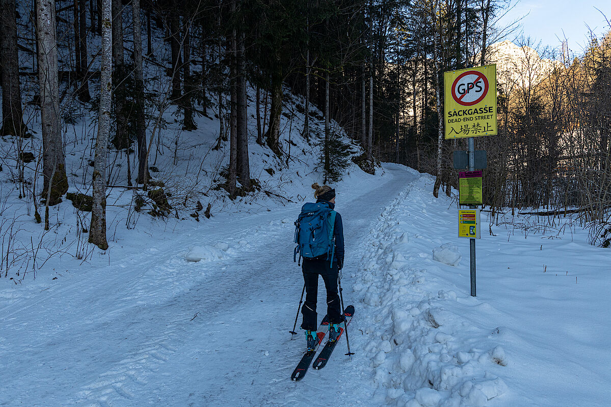 Start an der Pfeifenmacherbrücke