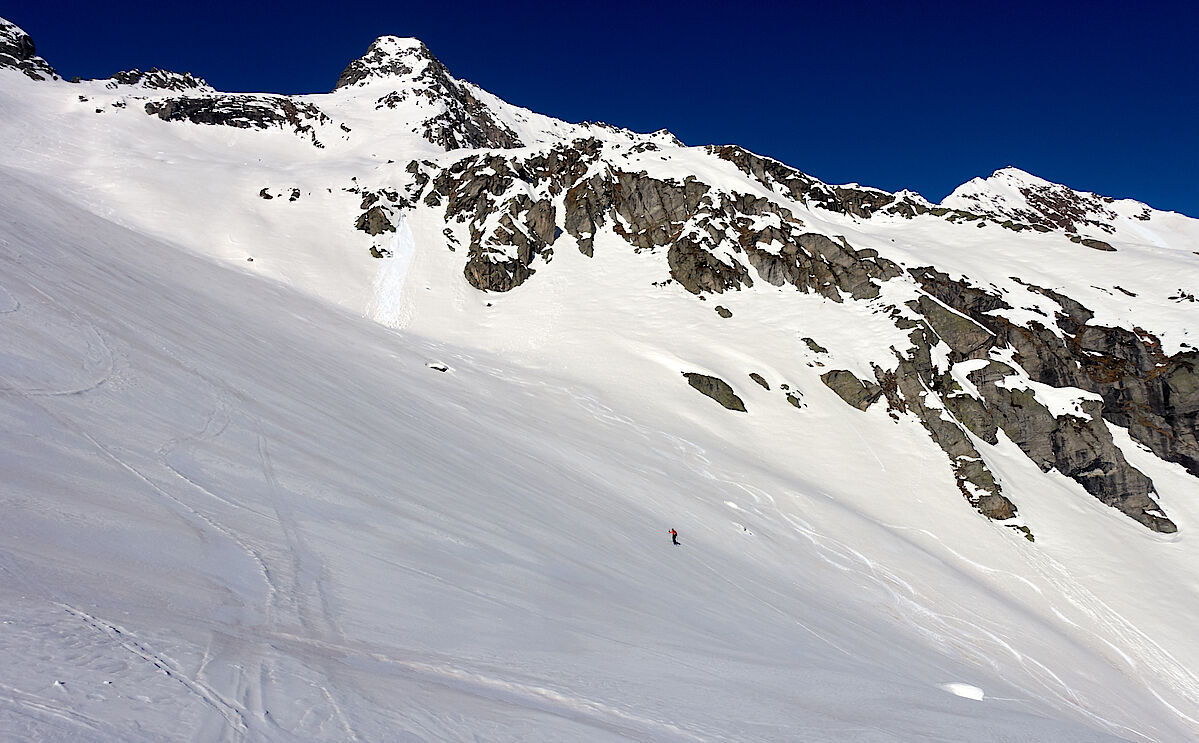 Im Lahnkar, oberhalb die Popbergspitze