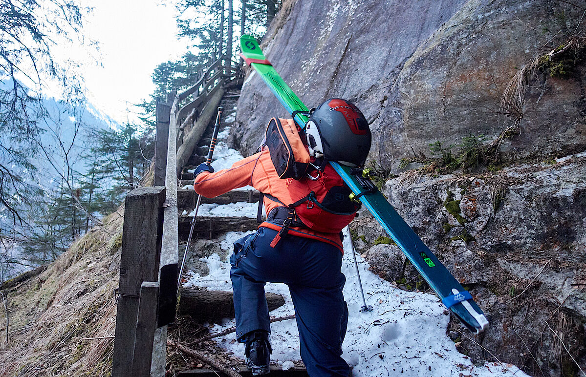 Die Steilstufe in den Bodengrund