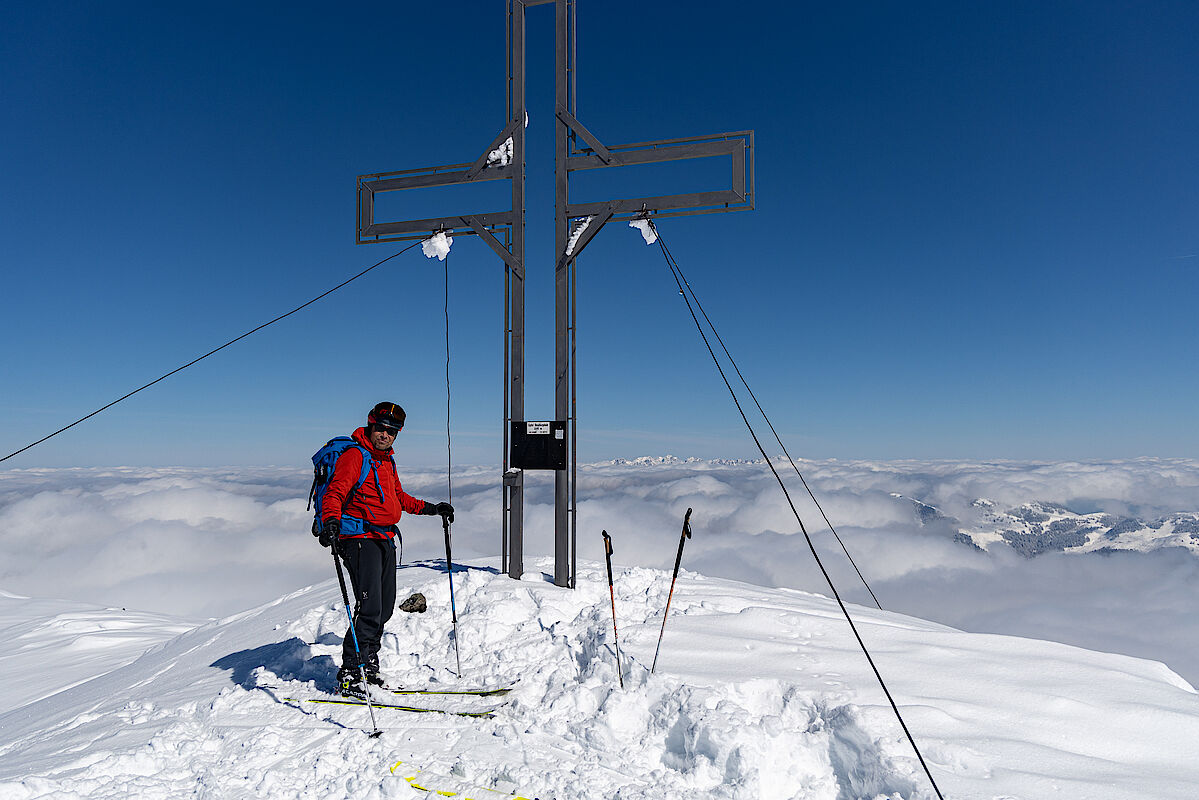 Blick über der Hochnebeldecke