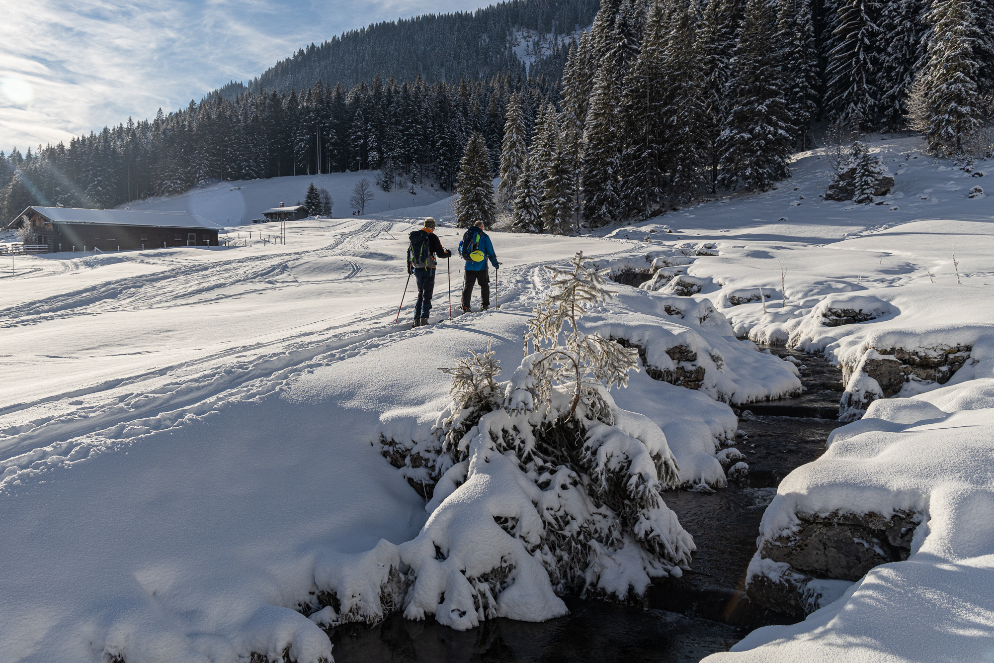  Start kurz oberhalb der Linkhütte 