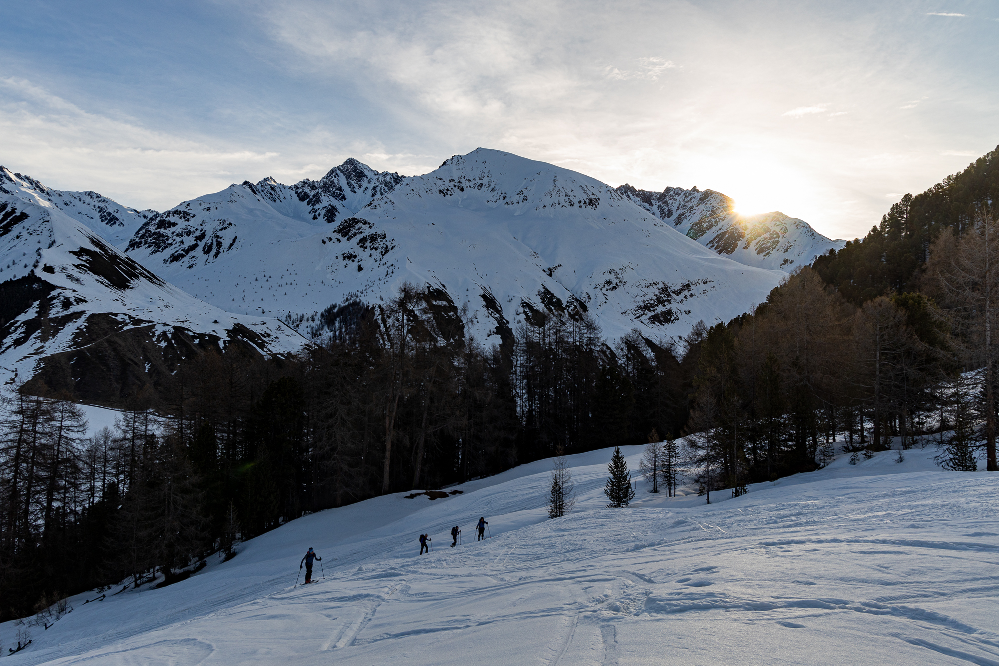  Morgenstimmung beim Aufstieg nach Maseben 